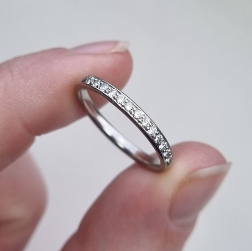 Anello mezza eternità - mezza,