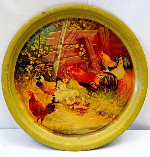 Vassoio vintage raffigurante - vintage,