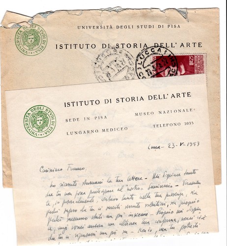 Lettera autografa eugenio - lettera,