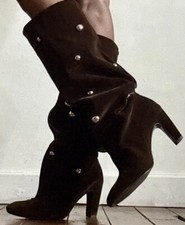 Zara Velluto Borchie Slouchy