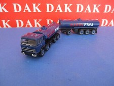 1/87 Modellino Camion Truck Fiat 691 Millepiedi Cisterna Gasol Fina 1970 Brekina