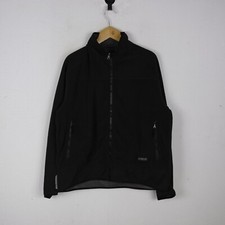 Felpa Timberland Double-Face Uomo Taglia XL Poliestere Man Zip Logo Nero/Grigio