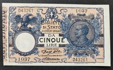 5 LIRE VITTORIO EMANUELE III