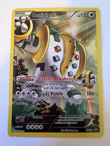 Regigigas xy82 promo holo - regigigas,