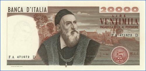 Lire 000 tiziano 02 - 20.000,