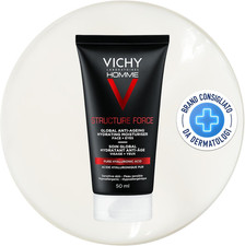 Vichy Homme Structure Force, Trattamento Antietà Viso E Occhi, per Pelli Sensibi