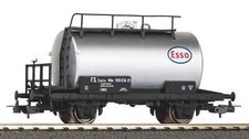PIKO HOBBY 58794 Carro cisterna FS a 2 assi “Esso”, livrea alluminio