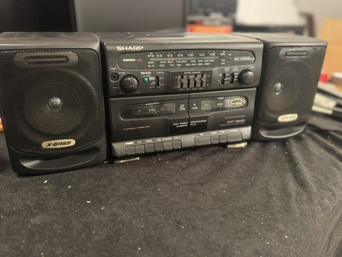 Sharp 900 boombox - sharp, wf-900