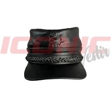 Cappellini Kepi in vera pelle guerra civile americana - esercito confederato e sindacale