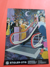 PUBBLICITA'  1966 STIGLER-OTIS ASCENSORI MONTACARICHI SCALE MOBILI MILANO ADVERT