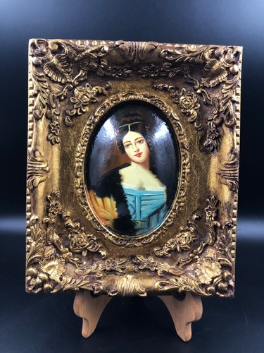 Quadro vintage olio sulla