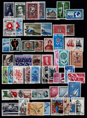 Francobolli italia dal 1963 - 1963, al