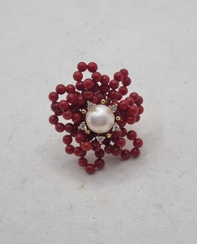 Maxi anello floreale - maxi, con