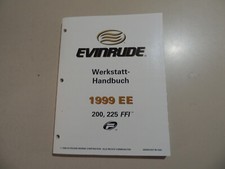 Manuale officina Evinrude 200 225 FFI fuoribordo EE 1998 1999