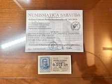 BUONO DI CASSA 2 LIRE UMBERTO