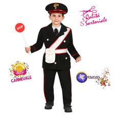 COSTUME VESTITO DI CARNEVALE BAMBINO CARABINIERE 3/4 ANNI PEGASUS 0462