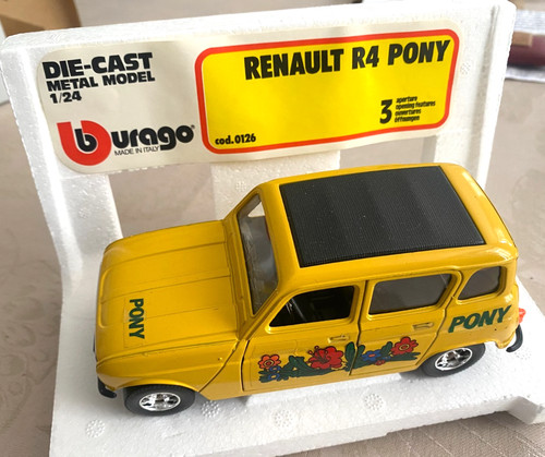 Renault pony burago 24e - 4, 1/24e
