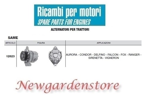 Alternatore 12623 same - 12623,