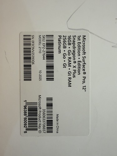Microsoft surface pro - pro, 12