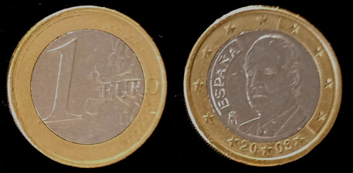 Spagna moneta 1 euro - spagna, da