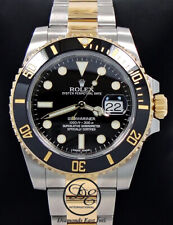 Rolex Submariner 116613LN Ostrica 18K Oro Giallo & Ss Nero Ceramica Lunetta