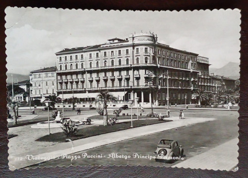 Cartolina viareggio piazza - cartolina,