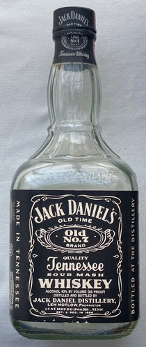 Bottiglia vuota jack daniels - bottiglia,