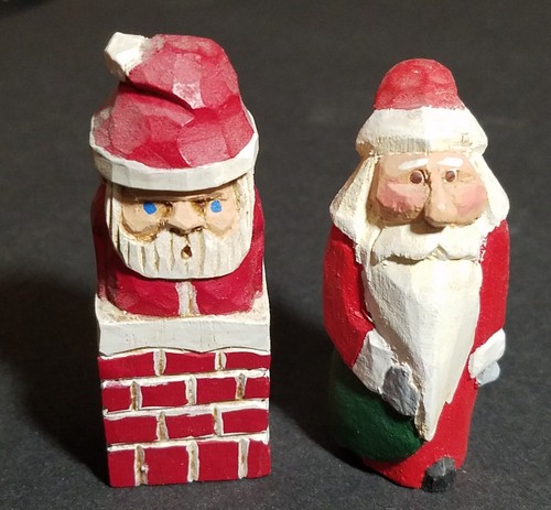 Babbo natale legno - 2, in