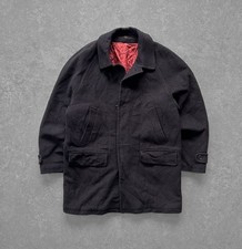 Cappotto in lana nero con