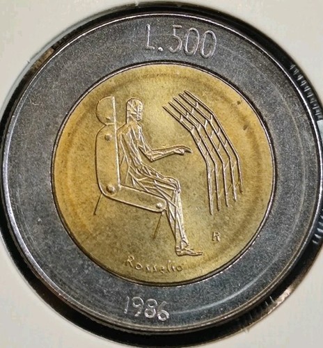 San marino 500 lire - marino, man