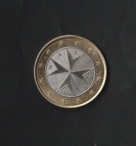 Malta 2008 euro con f - malta,, euro,