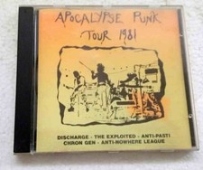 VARIOUS "THE APOCALYPSE PUNK TOUR 1981"-- CD- PUNK ROCK- METAL MUSICAL CD