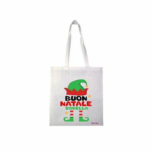 Borsa poliestere 36x40 scritta - 36x40,