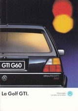 Catalogue Brochure VW Golf GTI