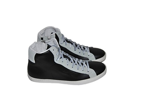Scarpe sneakers alte uomo - uomo, nero