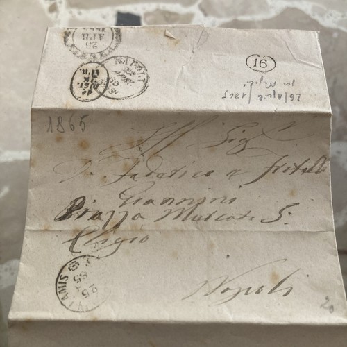 Lettera prefilatelica - lettera,