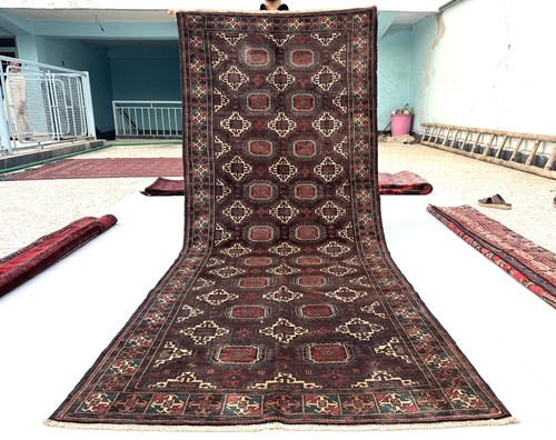 Tappeto antico 4x9 - , afgano