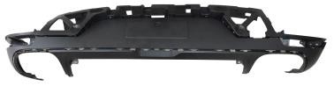 Paraurti post inf nero - post, porsche