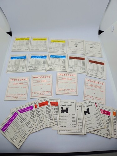 Monopoli contratti cartoncini