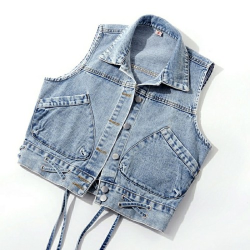 Donna corto jeans - corto, senza