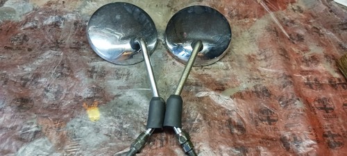 Coppia specchietti cromati - di,