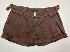 LIU JO Pantaloni Corti Pantaloncini Donna Cotone Lino Woman Short Sz.S - 42