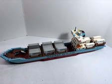 LEGO Sculptures: Nave Contenitore Linea Maersk 10152 10155 Molto Raro.