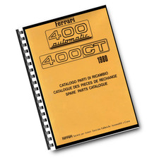 FERRARI 400 GT AUTOMATICO - MANUALE RICAMBI - EDIZIONE 1980