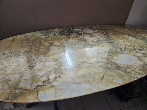 Lastra onice ovale tavolo - onice,
