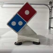 Insegna Luminosa Topper Auto Consegna Magnetica Dominos Pizza 19" ⚠️NON TESTATA NO CAVO⚠️