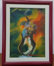 GIANDANTE X Pescò Milano 1899-1984 Quadro Dipinto OLIO SU PANNELLO NATURA MORTA