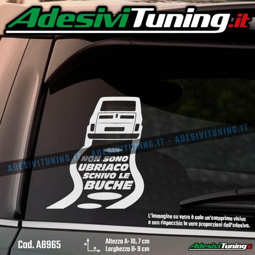 Adesivo fiat 126 non - 126, sono
