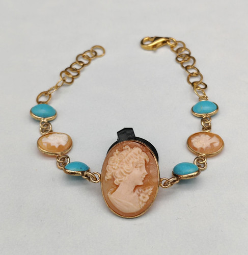 Women turquoise 925 gold - turquoise,