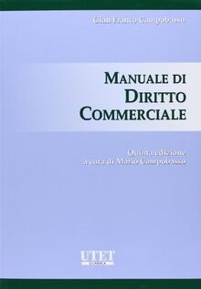Manuale diritto commerciale - diritto,
